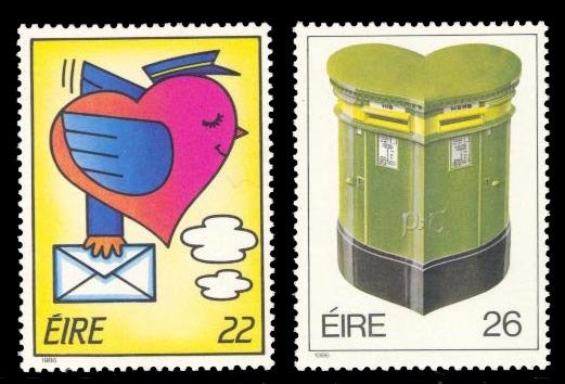 Ireland 1986 Scott #653-654 Mint Never Hinged