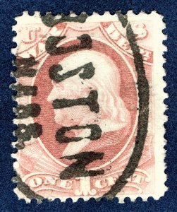 [0995] 1879 Scott#O114 used with nice cancellation