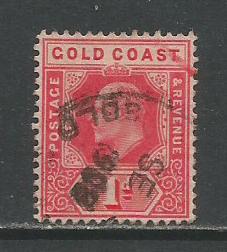 Gold Coast   #57  Used  (1907)  c.v. $0.50