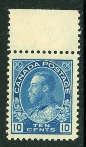 Canada 1922 KGV 10¢ Blue Admiral Scott 117 MNH V774