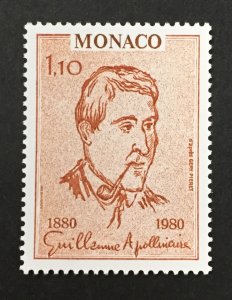 Monaco 1980 #1231, Apollinaire, MNH.