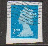 GB QE II Machin SG U2961 - 2nd brt blue - M13L - Source  B