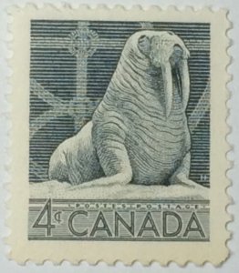 CANADA 1954 #335 Wildlife (Walrus) - MNH