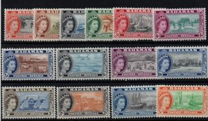 Bahamas QEII 1954 short LHM set to 5/- WS38749