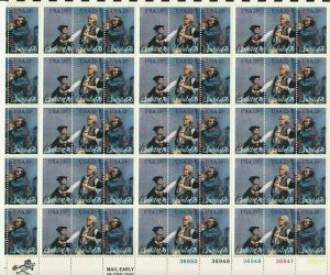 Spirit of '76 Sheet of Fifty 13 Cent Postage Stamps Scott 1629-31