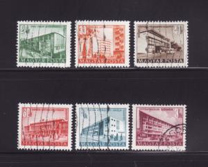 Hungary 962-967 Set U Buildings (C)