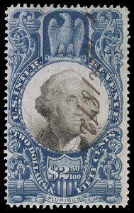 U.S. REV. SECOND ISSUE R124  Used (ID # 95102)