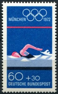 Germany Sc#B488 MNH, 60p+30p multi, Summer Olympic Games 1972 - Munich (1972)