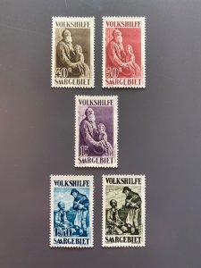 Saar B9-B12,B14 F-VF MHR. Scott 62.00