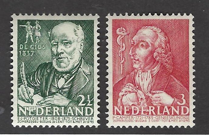 Netherlands SC B124-B125 MH F-VF....Worth a look!!