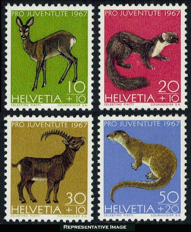 Switzerland Scott B370-B373 Mint never hinged.