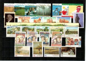 Australia Scott between 1098 and 1153 Mint NH sets (read description) [TH428]