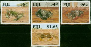 Fiji 1991 Mangrove Crabs Set of 4 SG831-834 V.F MNH