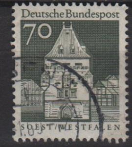 Germany 1966 - Scott  945 used - 70pf, Soest, Westfalen