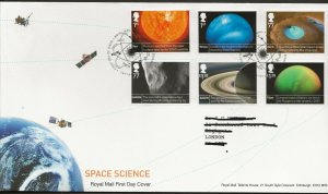 16/10/2012 SPACE SCIENCE SET FDC-TALLENTS HOUSE PMK+INSERT FOR CHARITY