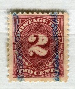 USA; 1890s early classic Postage Due fine used shade of 2c. value