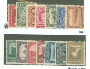 Newfoundland #145-159 Unused