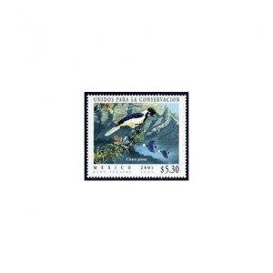 Mexico 2243, MNH. United for Conservation: Chara pinta, 2001. Bird Chara pinta.