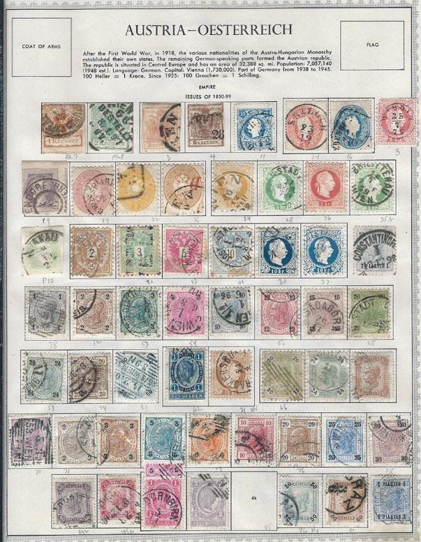 Austria to 1917 Mounted album pages [worth closer look]