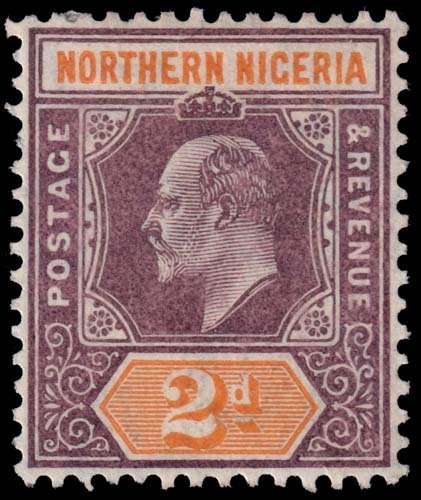 Northern Nigeria - Scott 21 - Mint-Hinged - Hinge Remainder Visible on Front