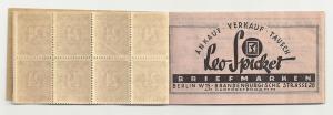 Germany: Complete 1947 Michel MH50 Booklet (Zusammendrucke)