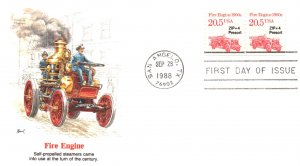 US 2264 Fire Engine Fleetwood U/A FDC