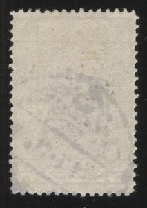 SAUDI ARABIA Hejaz 1925 Sc L90 / SG 114 1/8pi with black ovpt, Rare used single