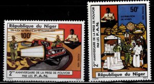 Niger Scott 354-355 MH* stamp set