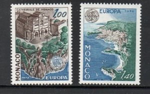 Monaco Sc 1113-14 1978  Europa stamp set mint  NH