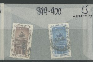 Italy 899-900 used (2301A 1178)