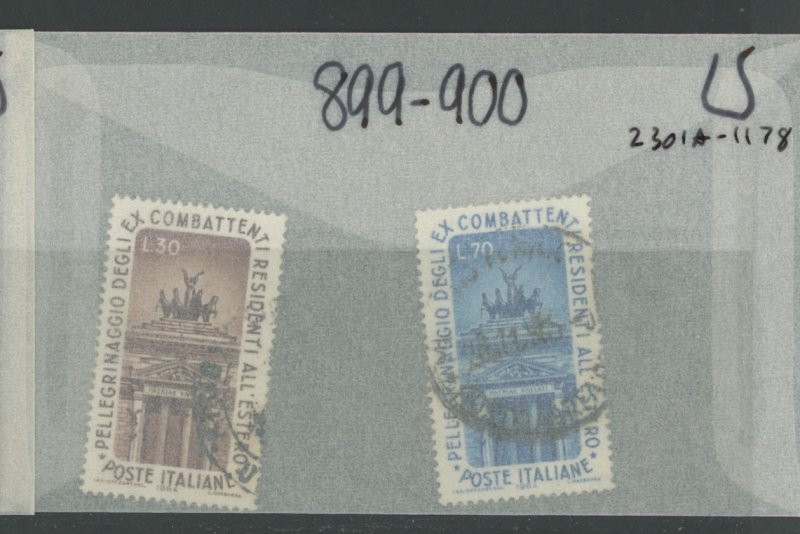 Italy 899-900 used (2301A 1178)