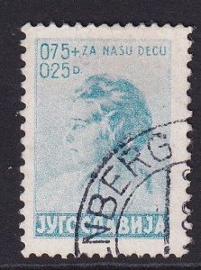 Yugoslavia   #B48  used 1936  Queen Mother Marie 75c