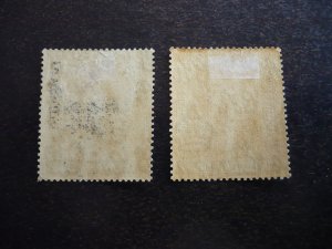 Stamps - Brunei - Scott# 43,55 - Mint Hinged Part Set of 2 Stamps