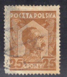 POLAND SCOTT #250 USED 25g 1928