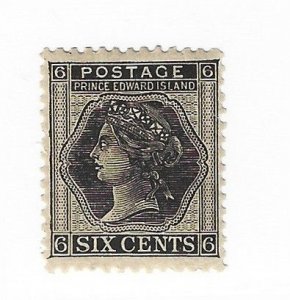 Prince Edward island Sc #15  6c black  OG VF