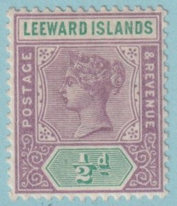 LEEWARD ISLANDS 1 MINT HINGED OG* NO FAULTS VERY FINE! - TUW