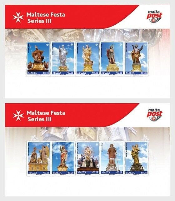 H01 Malta  2019 Maltese Festa Series III 2019 Presentation Pack