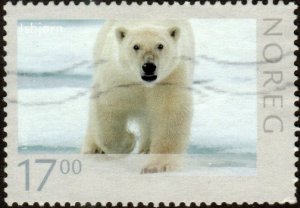Norway 1636 - Used - 17k Polar Bear (2011) (cv $4.75) (2)