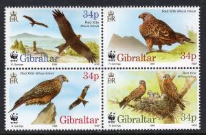 Gibraltar 716 Birds MNH VF