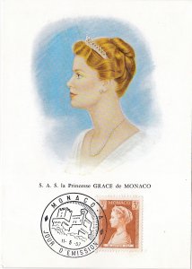 Monaco # 391 & 393, Princess Grace Kelly, Maxi Card