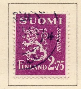 Finland 1940 Early Issue Fine Used 2.75mk. NW-268661