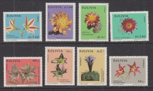 Bolivia 534-537,C310-C313 Flowers MNH VF