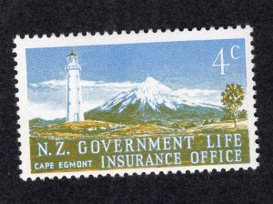 New Zealand 1969-76 4c Lighthouse, Scott OY46 MNH, value = 60c