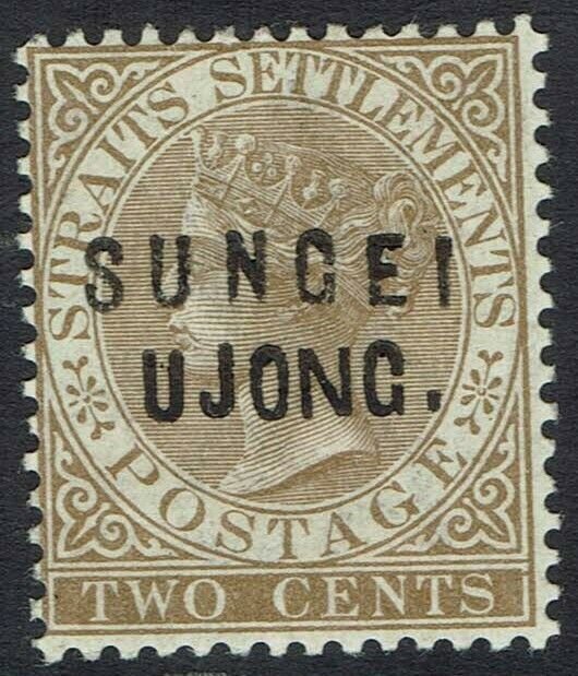 SUNGEI UJONG 1883 QV STRAITS 2C TYPE 12 + 19 