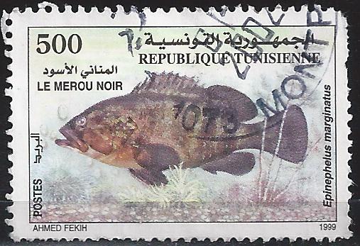 Tunisia 1197 500m Fish used hinged