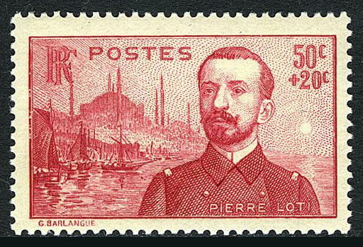 France B63, MNH. Pierre Loti, novelist and naval officer, 1937