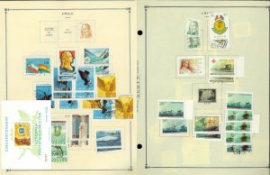 Chile 1944-1979 M & U Hinged on a Duplicated Mix of Scott Pages (41)