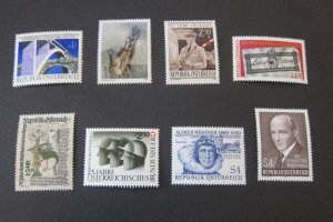 Austria 1980 Sc 1163-70 sets(8) MNH