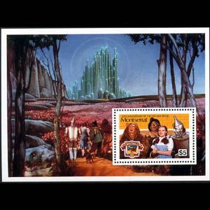 MONTSERRAT 1989 - Scott# 725 S/S Film NH