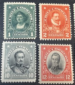 CHILE # 98-112--MINT/HINGED---COMPLETE SET---1911